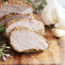 Keto Garlic and Herb Pork Loin Roast-image