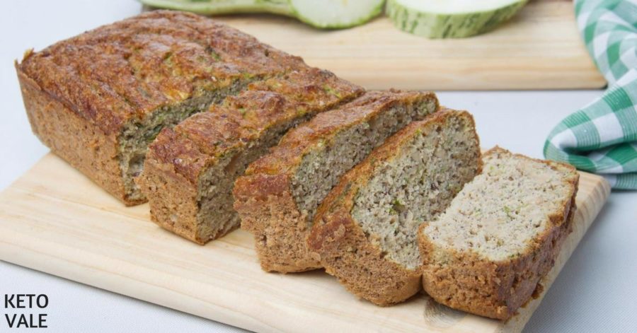 Keto Zucchini Coconut Bread with Pecan