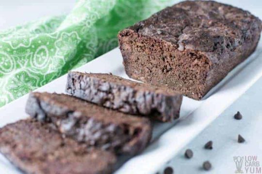 Low-Carb Double Chocolate Zucchini Bread