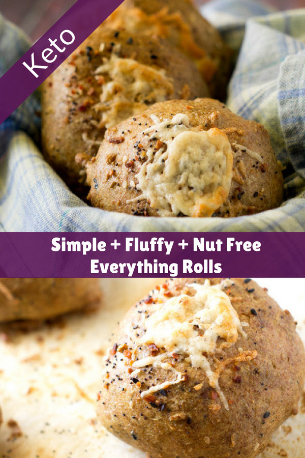 Nut-Free Everything Keto Rolls