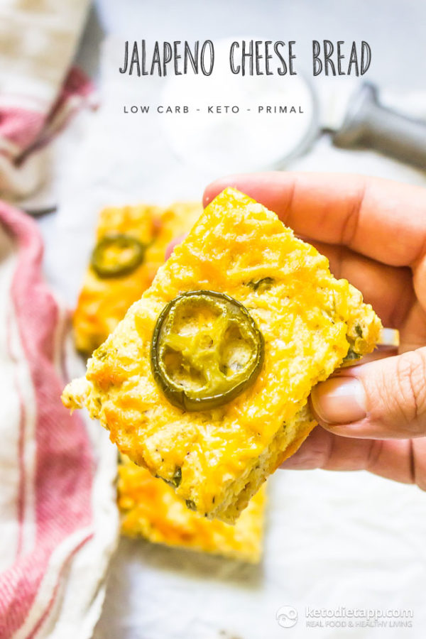 Keto Jalapeno Cheese Bread