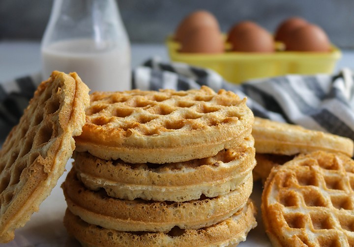 Crispy Vanilla Protein Waffles - Perfect Keto