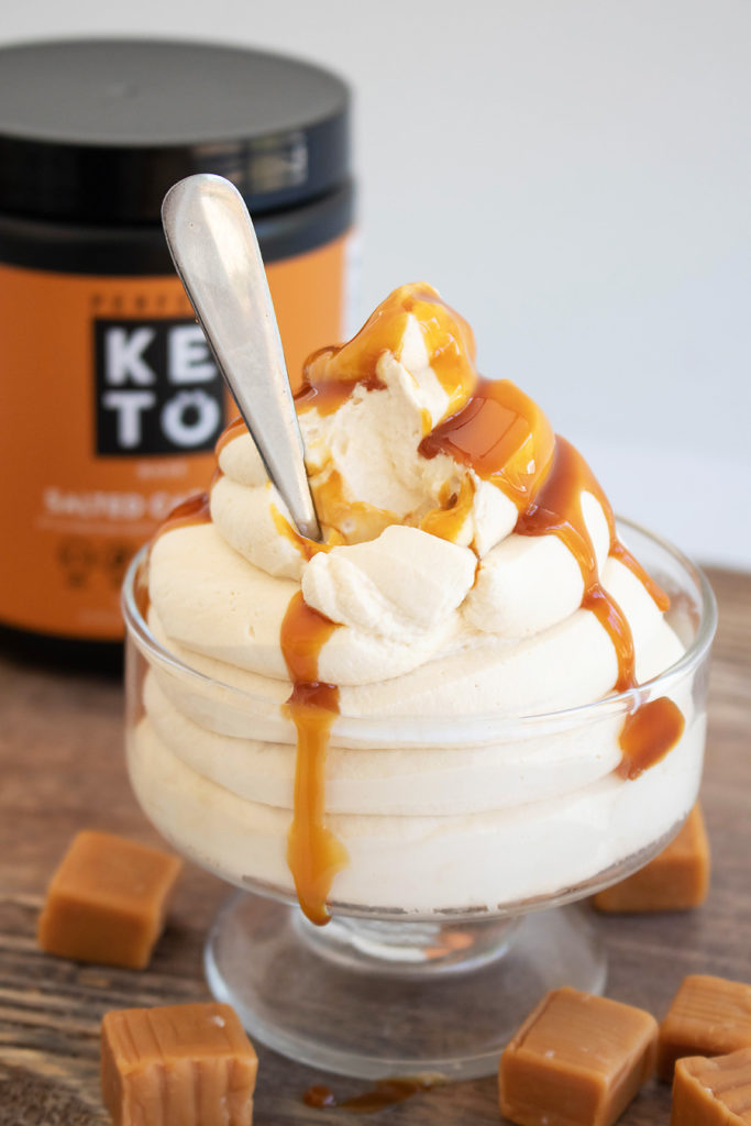 Keto Salted Caramel Whipped Cream Perfect Keto