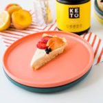 Keto Peach Cream Tart