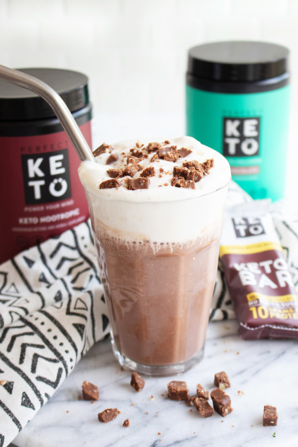 triple chocolate breakfast smoothie