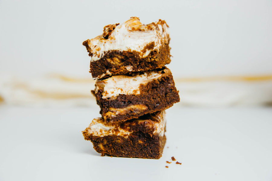 keto mocha cheesecake brownie