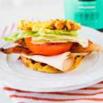 Chaffle BLT with Turkey