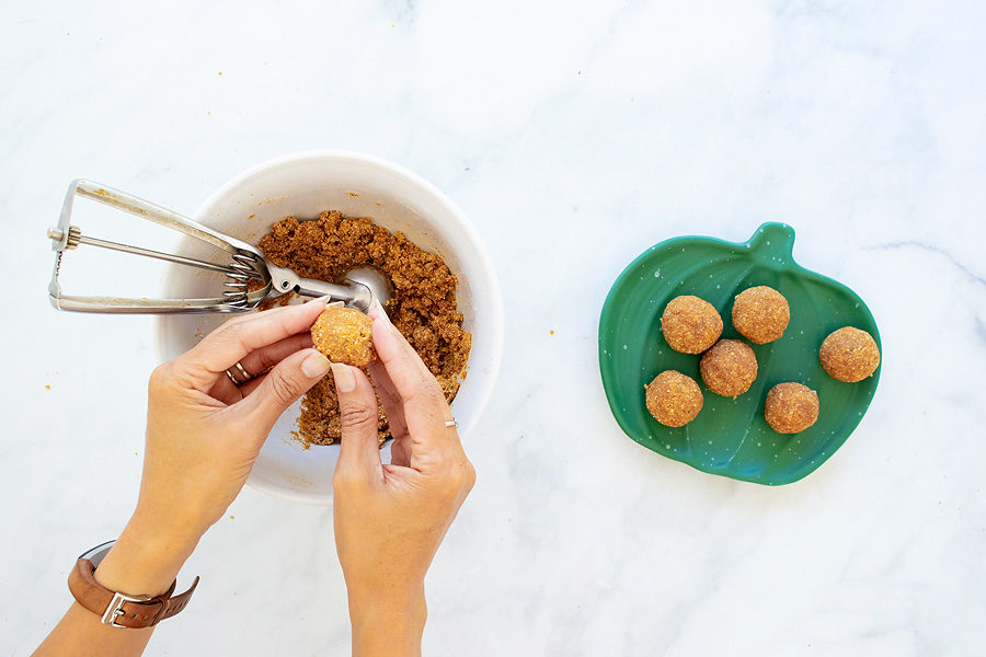 no bake pumpkin bites