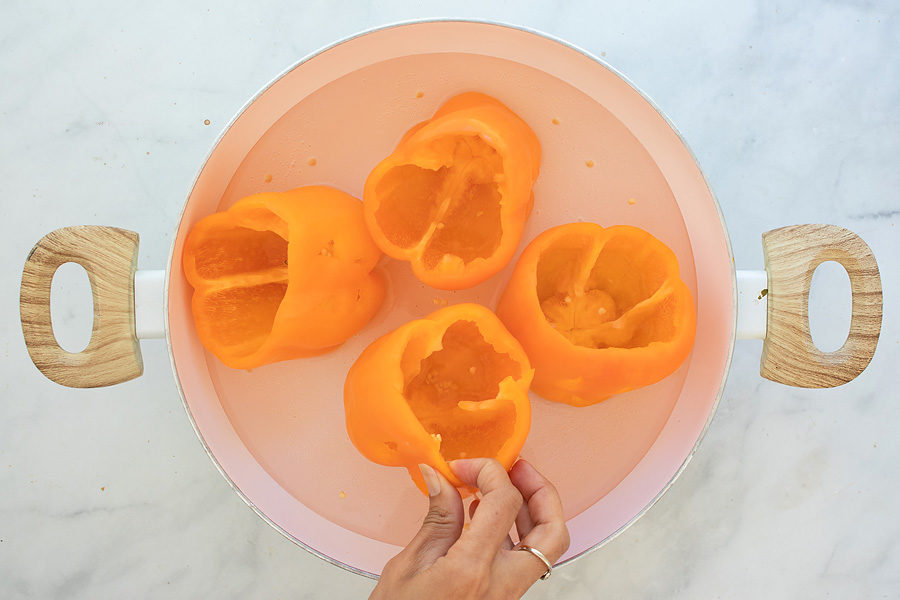 halloween stuffed peppers