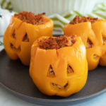 halloween stuffed peppers