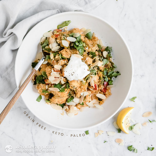 Low-Carb Chicken Biriyani