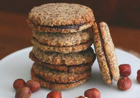 Chocolate Hazelnut Sandwich Cookies