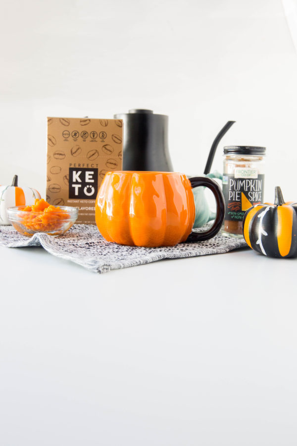 Keto pumpkin spice latte