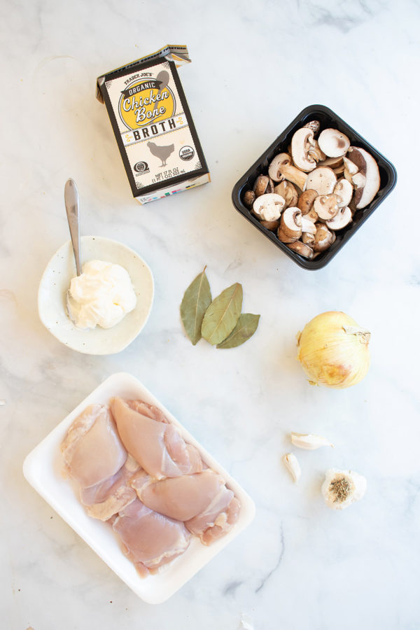 instant pot chicken and mushroom soup