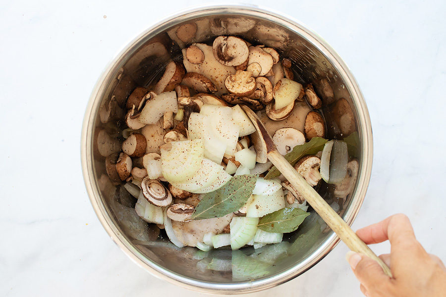 instant pot chicken and mushroom soup