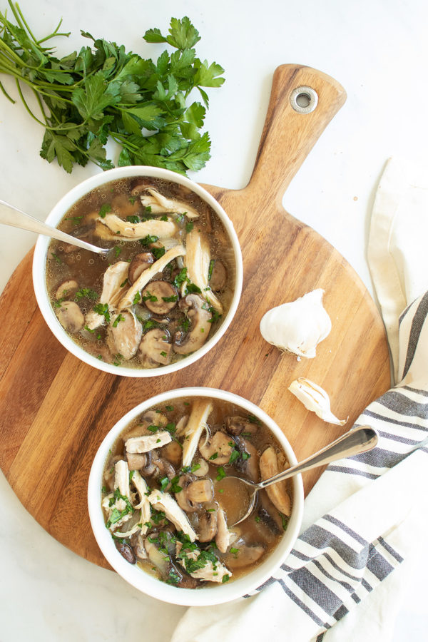 instant pot chicken and mushroom soup