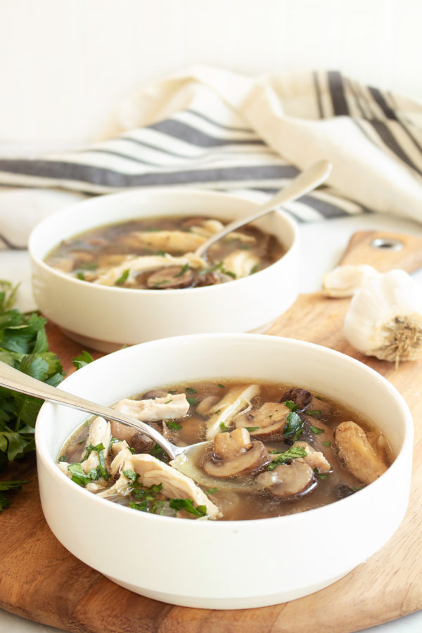 instant pot chicken and mushroom soup