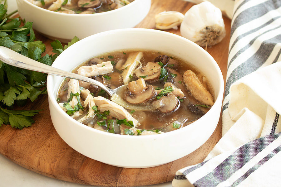 instant pot chicken and mushroom soup