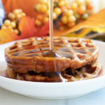 salted caramel pumpkin chaffles