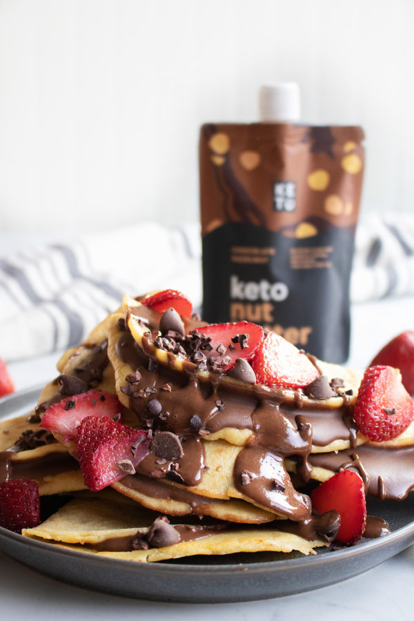 chocolate hazelnut crepes