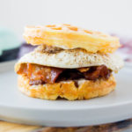 Breakfast Chaffle Sandwich