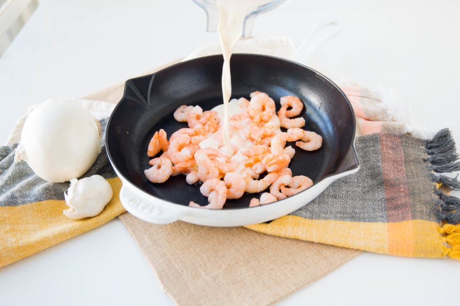 keto shrimp alfredo