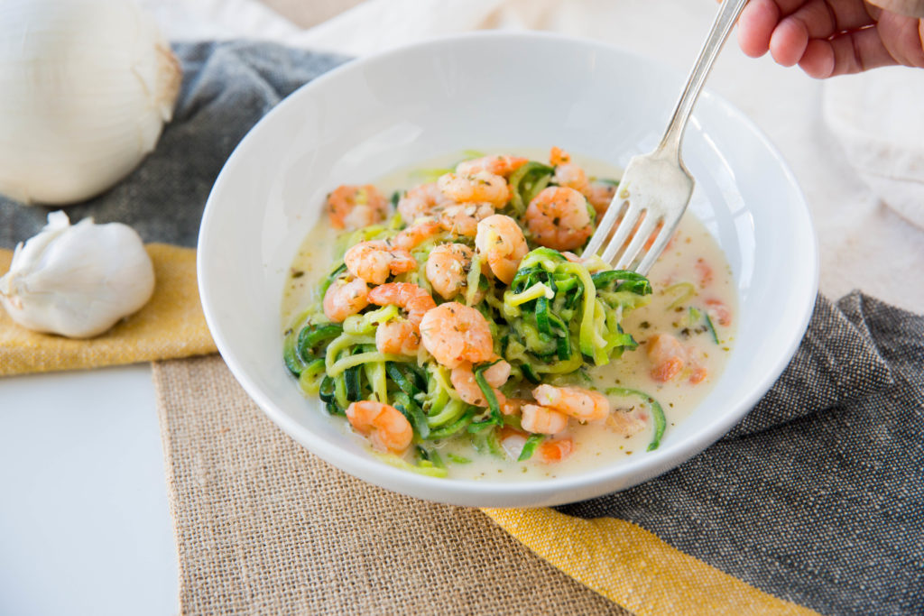 Dairy-Free Keto Shrimp Alfredo - Perfect Keto