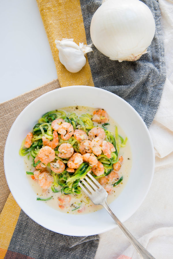 keto shrimp alfredo