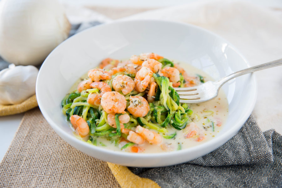 keto shrimp alfredo