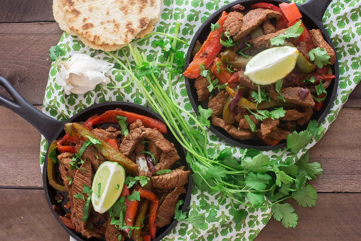 Meal prep ideas: Spicy beef keto fajitas