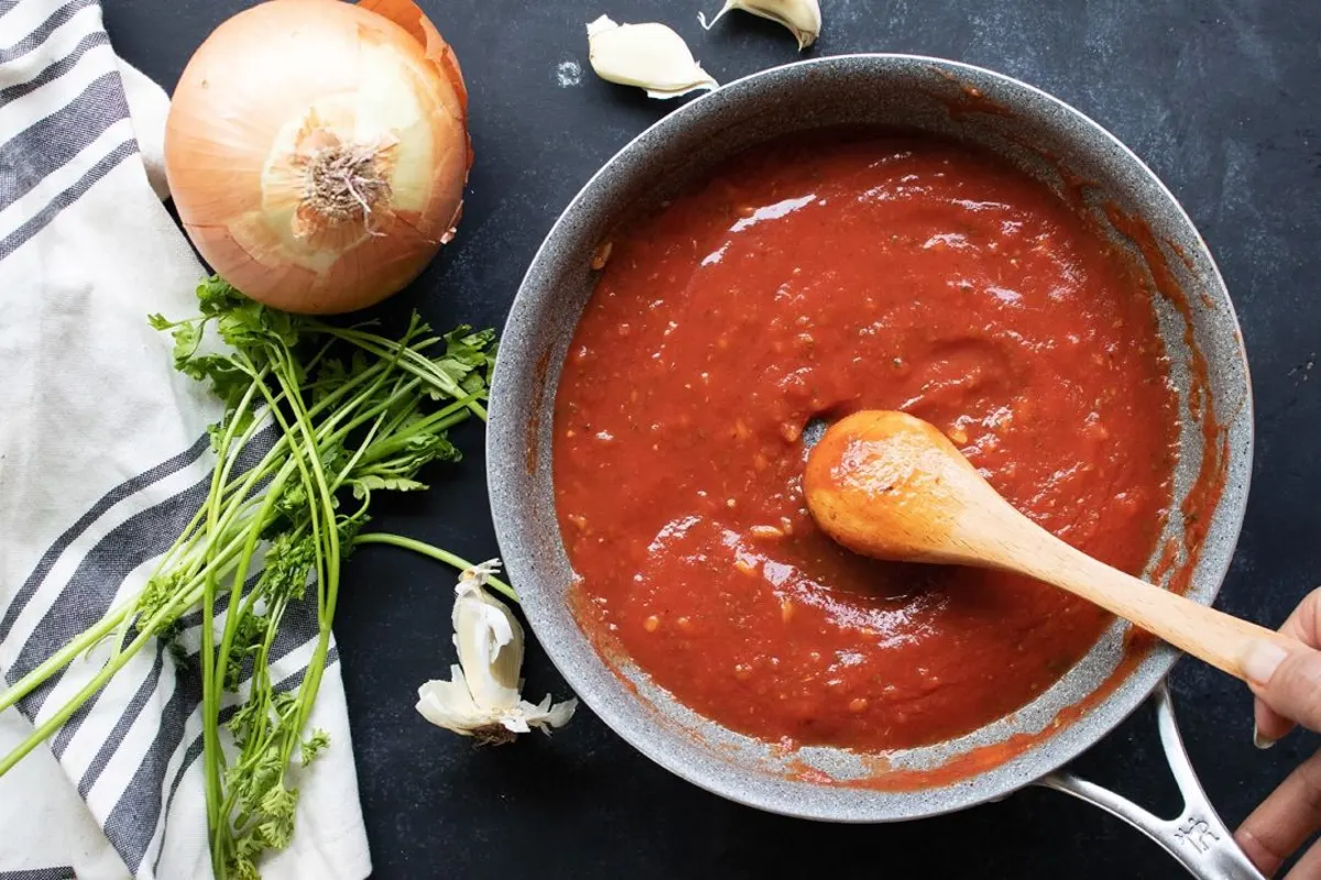 Keto sauces include this delicious marinara 