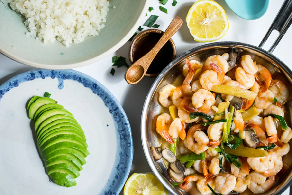 Meal prep ideas: Shrimp keto stir fry