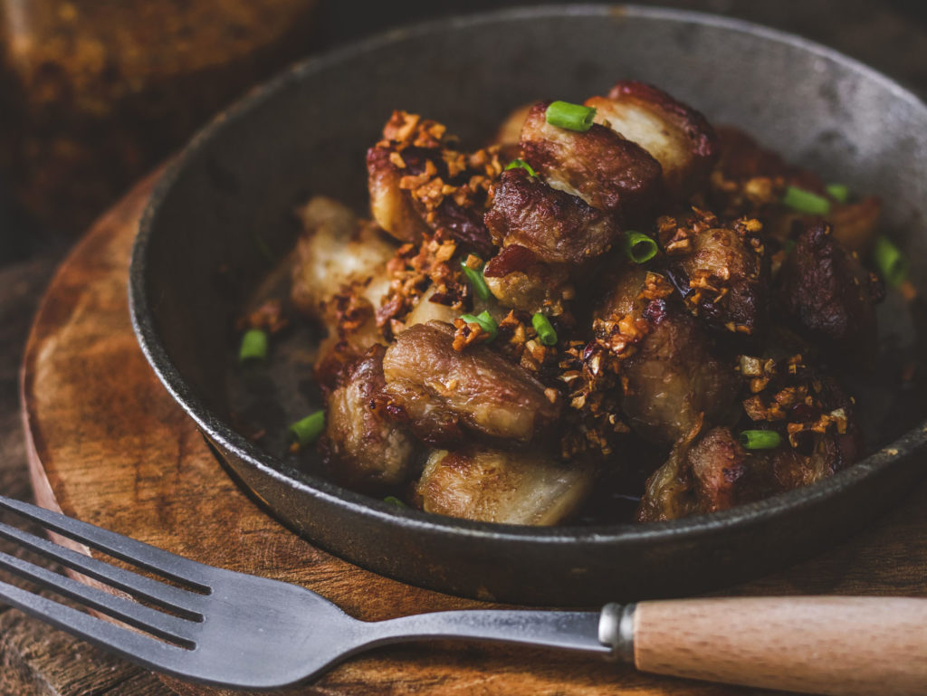 Meal prep breakfast pork skillet