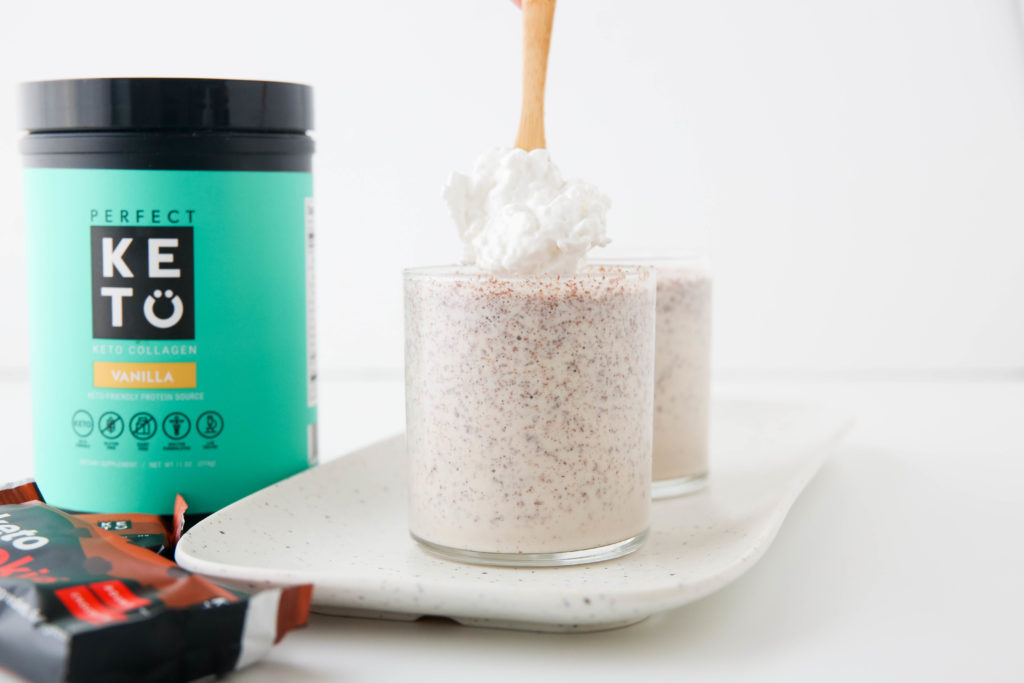 Cookies and Cream Shake Perfect Keto