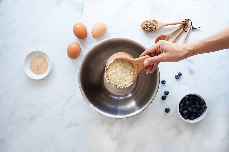 healthy blueberry muffin recipe