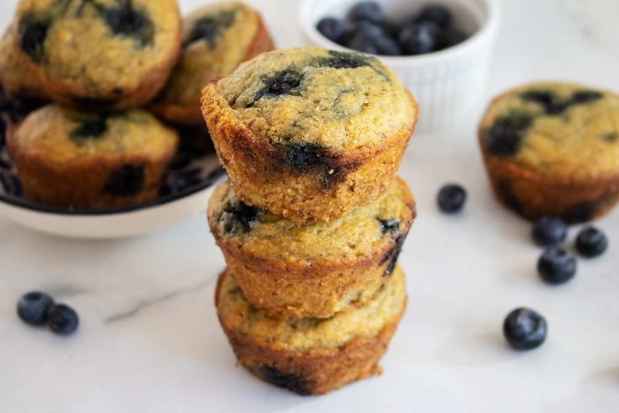 healthy blueberry muffin recipe