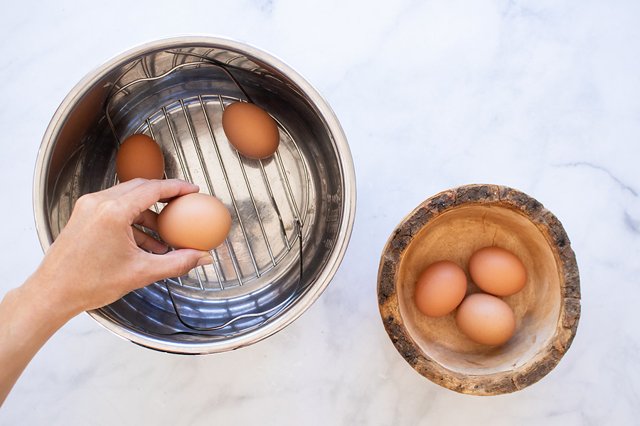 instant pot hard-boiled eggs