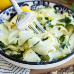 garlic lemon zucchini pasta