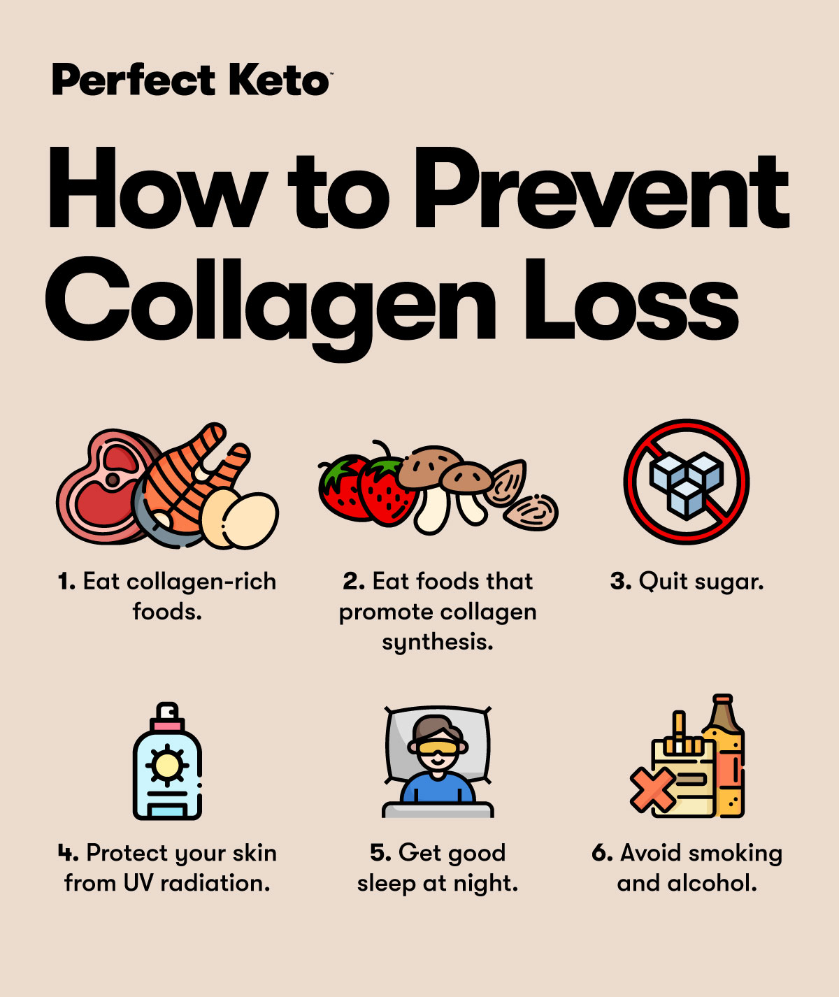 how to prevent collagen loss