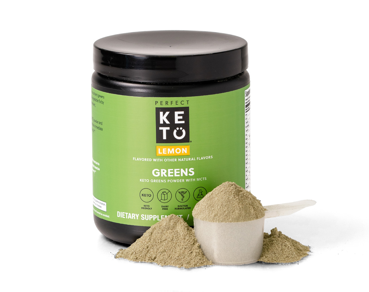 Perfect Keto Greens Powder with MCT