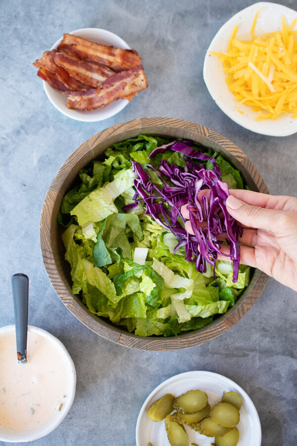 keto cheeseburger salad