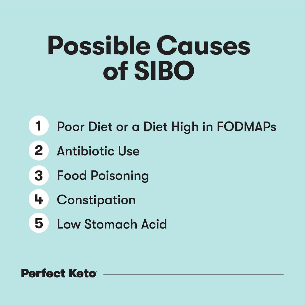 Possible Causes of SIBO